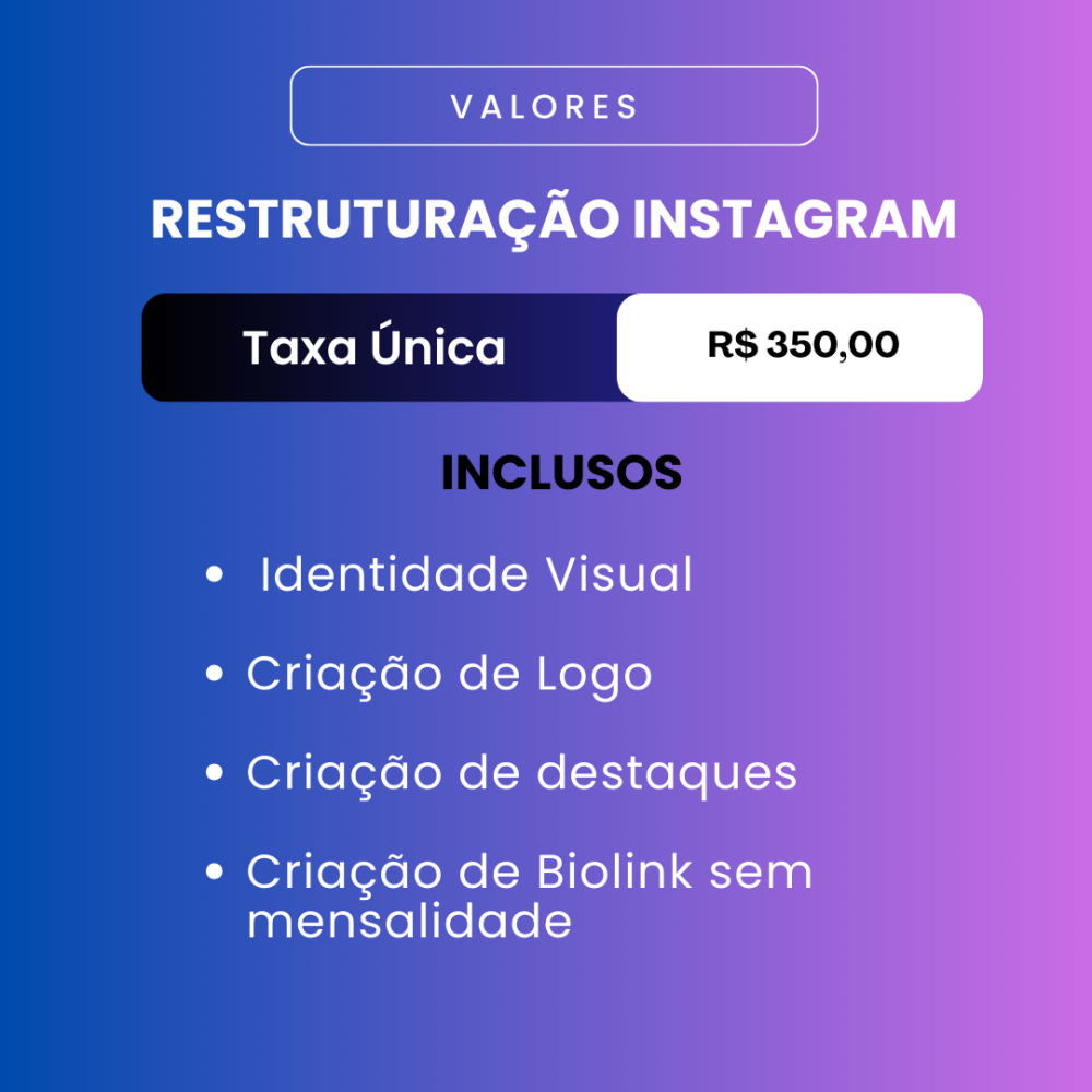 Restruturação Instagram